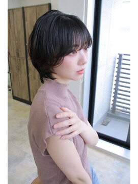 イル 大阪淀屋橋(i'll) ウルフショートボブココアブラウン