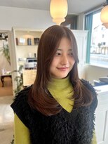 ヌーディー(NUDIE)&nbsp;ロングレイヤー×オリーブカラー