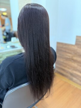 アークスヘアー 20代30代40代大人可愛い韓国風ブルーブラック透明感