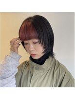 ニコ シモノセキ(NIKO Shimonoseki)&nbsp;ワンカラーに飽きたらデザインカラー/前髪ブリ －チ