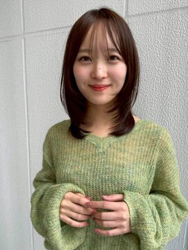 ハニー 町田(HONEY) ミディアムレイヤー/ゆるふわミディアム/ヘーゼルブラウン2