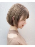 ショートとボブの間