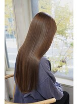 アリー 原宿 表参道(ALLY)&nbsp;ALLY稲木　ブリーチなし透明感ミルクティーベージュ