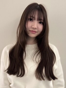 髪質改善/ダークブラウン/レイヤーカット