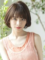 エミュ 表参道 青山(emu) 【emu井上信洋】大人かわいい深みラベンダーの丸みショートボブ