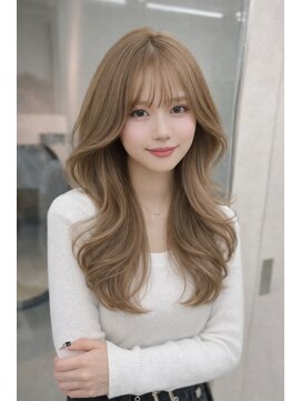 ロール 博多(Role) グレージュ/韓国/レイヤーカット/暗髪/ワンカール