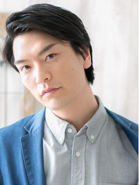 トニーアンドガイ メン 与野駅前店(TONI&GUY MEN) 30代40代アップバング黒髪ビジネス刈り上げない就活ショートk