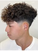 スペインカール　メンズカット　メンズパーマ