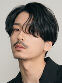 新橋メンズパーマツイストスパイラルパーマ波巻きニュアンス