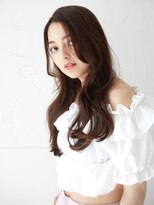 ラフィス ヘアー シーン 調布店(La fith hair scene) 【La fith】マロンブラウン×ゆるふわロング