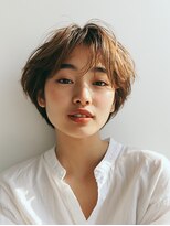 ロディーナコク 大口 新子安(rodina.coc) ダークパープル/ナチュラルショート/ミルクブラウン/夏/大口子安