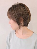 エンクス 天王町店(enx)&nbsp;ダークパープル/ナチュラルショート/夏のヘアアレンジ天王町HA73