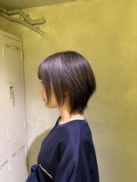 クロワ(croix)&nbsp;【ブリーチ】透け感ショートボブ