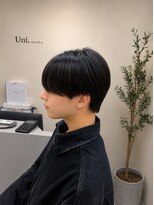 ユニ 江坂(Uni.)&nbsp;シースルーマッシュ　ラウンドマッシュ　曲がる縮毛矯正