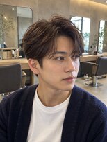 カラン エ ノエル(Calin et Noel)&nbsp;Men's/ショート/コンマヘア/チョコブラウン (1)