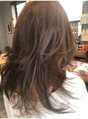 柔らか質感ロングレイヤー