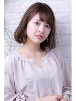 ヘアーアートシフォン 川口東口店(hair art chiffon)&nbsp;チョコレートアッシュor大人ガーリーのプリカールスタイル