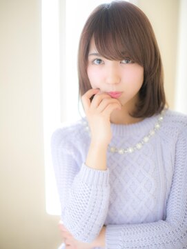 モッズ ヘア 福岡姪浜店(mod's hair) *mod's姪浜*…毛先くるん♪ワンカール小顔ナチュラルボブd