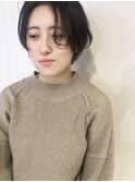 シースルーハンサムショート