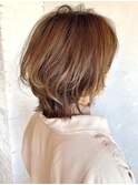 Belle BIANCA ウルフボブ/レイヤー/ベージュカラー　by.マツモト
