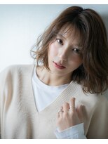 カバーヘア イヴ 戸頭店(COVER HAIR EVE) 大人かわいいくせ毛風ルーズな小顔外ハネボブz戸頭20代30代40代