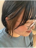 アッシュグレー×ベージュ★