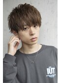 ☆アクセントカラーツイストスパイラルマッシュ