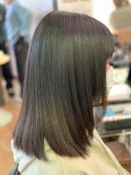 フレンズ 環状通東店(friend's) ☆髪質改善ストレート ミディアムレングス 4