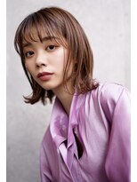 ピークアブー アヴェダ ギンザシックス(PEEK-A-BOO AVEDA GINZASIX) 外ハネ×切りっぱなしボブ