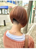 刈り上げ前下がりボブ