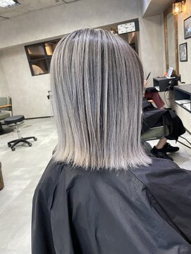 サニー 渋谷(SUNNY) グレーベージュニュアンスカラーアッシュミルクティー