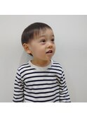 前髪アシメ　キッズカット
