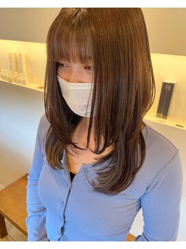 マウナ ヘアー(MAUNA HAIR) レイヤー/ベージュカラー/ブラウンカラー/諏訪市