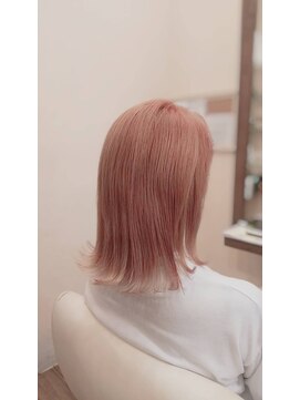 アンク リーフ(ankh leaf) ピンクベージュ/元住吉/武蔵小杉/髪質改善/ケアブリーチ/学割