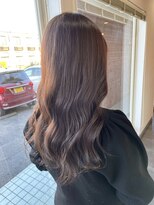 ミルヘアデザイン(mil hair design)&nbsp;ミルクティーベージュダブルカラーケアブリーチインナーカラー