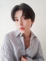 ガーランドツー(Garland 2F)&nbsp;マッシュショート/シースルーバング/ピンクベージュ/池袋