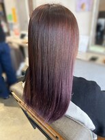 ランプシーヘアー(Lampsi hair) オイルカラー × violet color ×グラデーション