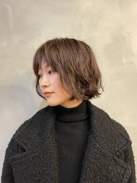 テテコケット(tete coquette) ボブ×パーマ×カラー