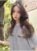 韓国風ふんわりハニーブラウン
