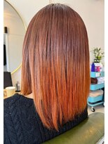 イルミチーノ(il micino)&nbsp;オレンジ＋バレイヤージュ