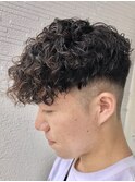 スペインカール/フェード/ツーブロック/メンズパーマ