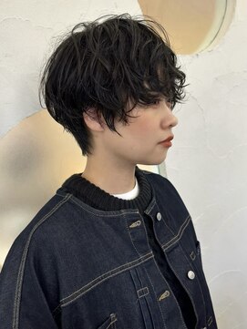 ヘアメイク シンズ レインボー(Hair Make SHIN'S RAINBOW) ショートボブ/大人巻き/ぷつっとボブ/ナチュラルモード/高松