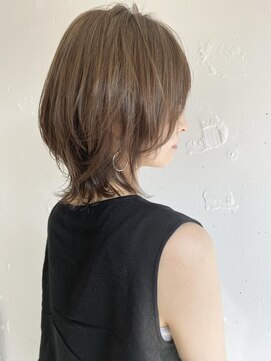 ダブルトーキョー シブヤ(W-TOKYO SHIBUYA) ネオウルフ×大人ハイライトボブウルフ　ウルフカット