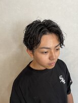 ロア ファーストクラス(LORE.first class)&nbsp;センターパート×波巻きパーマ