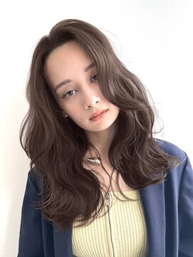 コート 表参道(Cote) くびれレイヤー ナチュラルブラウン 艶カラー 透明感カラー