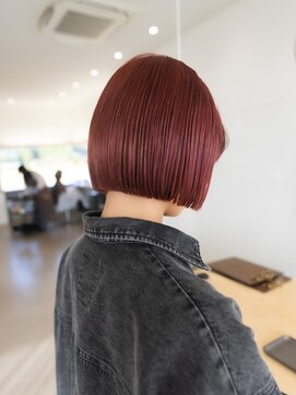 ユートゥイーズ つくば(U too e's) チェリーピンクボブ