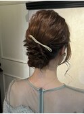 結婚式ヘアセット