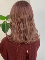 リムレスバイサンク 万代 新潟駅(LIMLESS by cinq) ミルクティーベージュダブルカラーケアブリーチインナーカラー