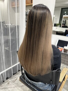 カラ 京都河原町(Kala) ハイライトバレイヤージュダブルカラーケアブリーチ20代30代