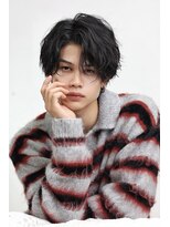 リップス 吉祥寺店 (LIPPS)&nbsp;センターパート　ミディアムヘア　ソフトツイスト